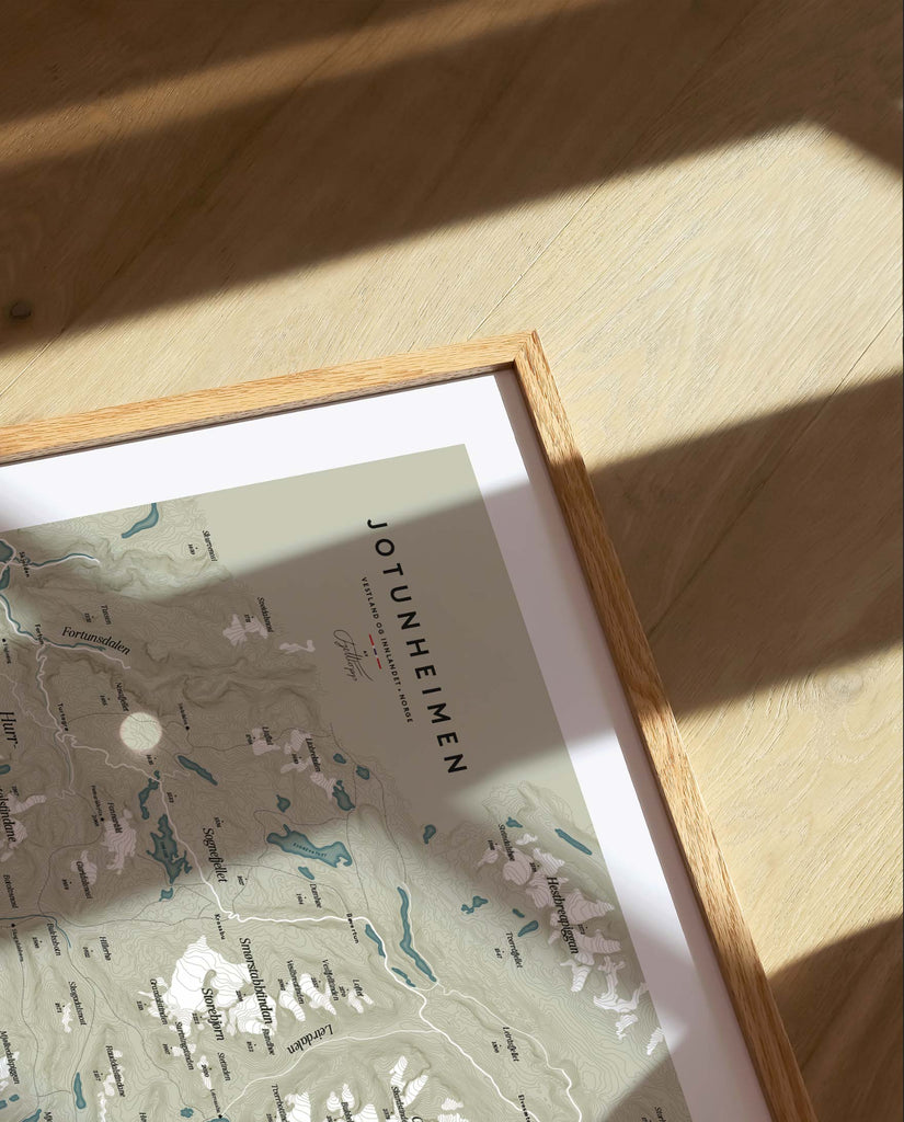 Jotunheimen Poster – Altitud - Fjelltopp