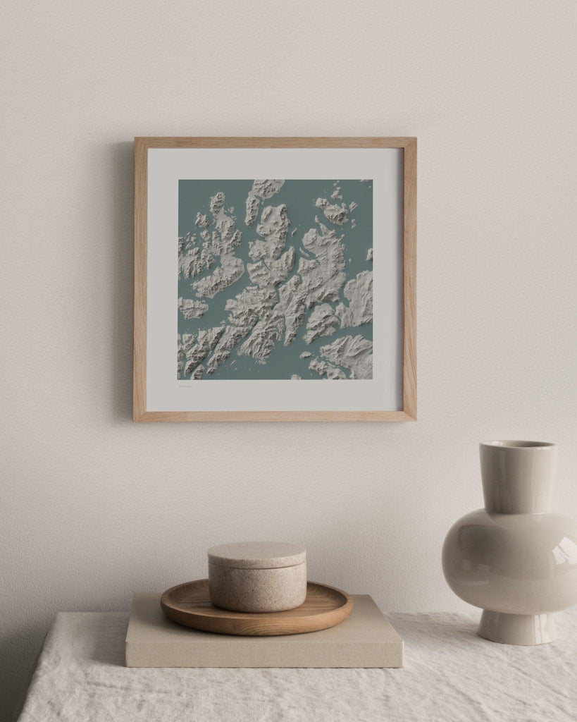 Hinnøya poster – Elevation - Posters Prints & Visual Artwork